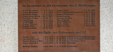 Förderverein Dorfgeschichte stiftet Gedenktafel